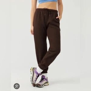 Outdoor Voices RecFleece Sweatpant - Soil (Brown) - sz XXL
